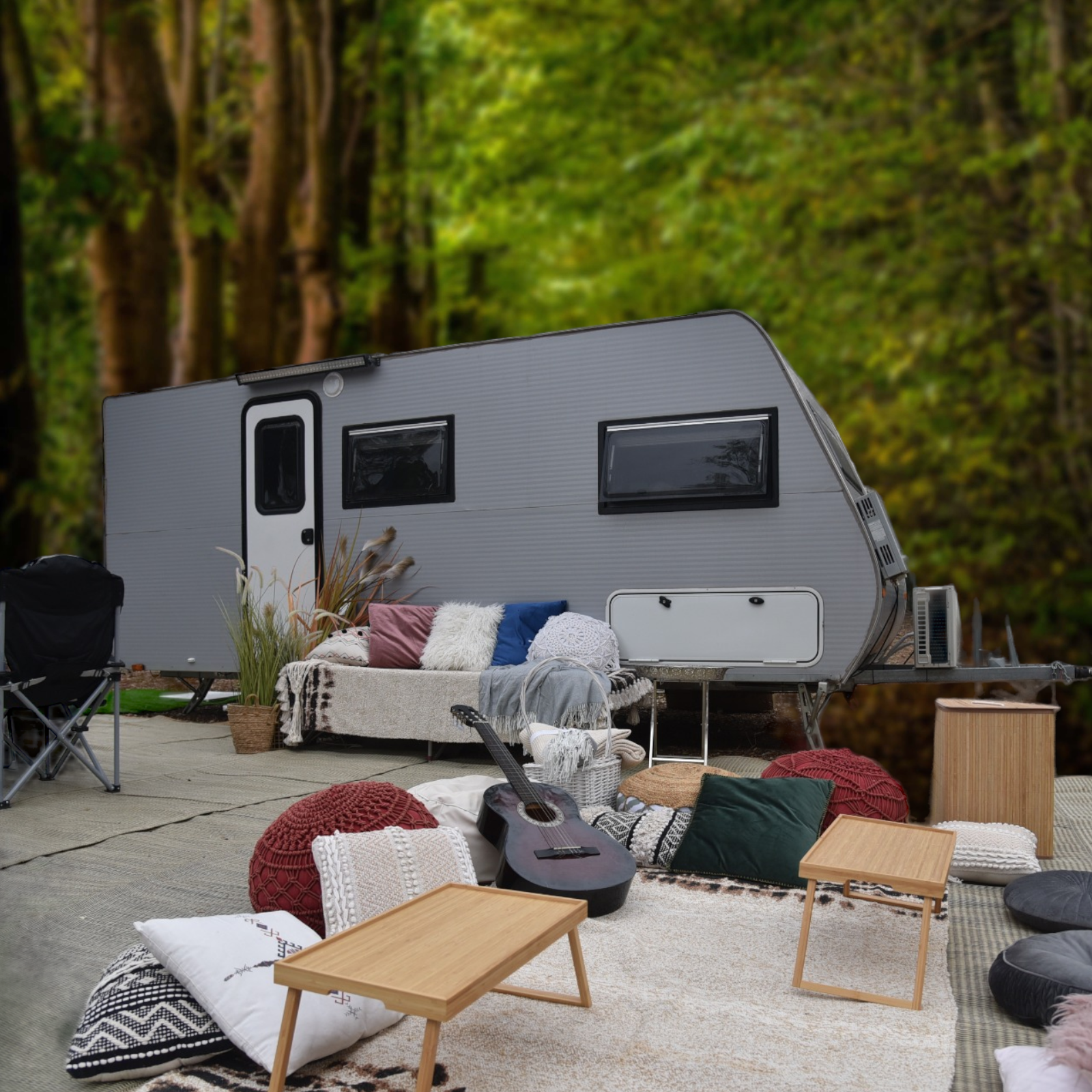 פקאן השכרת קרוואנים ביער